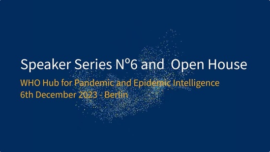 Confronting Climate-sensitive Infectious Diseases - Speakers at the WHO Pandemic Hub - #6